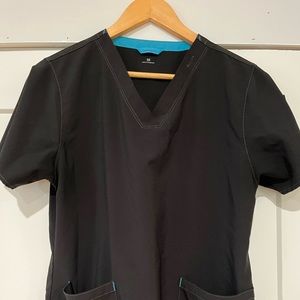 Carhartt Scrub Shirt: Cross Flex V-Neck Media Top: Medium